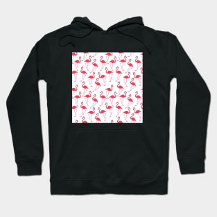 Flamingo Pattern Hoodie